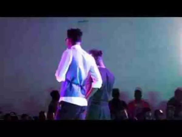 Video: Still Ringing Comedian Performs at an Event.